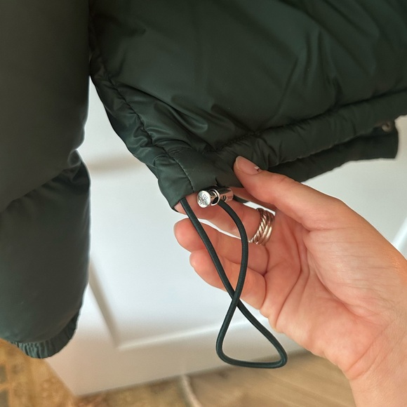 Oversized Moncler Dark Green Puffer Jacket - Picture 7 of 8